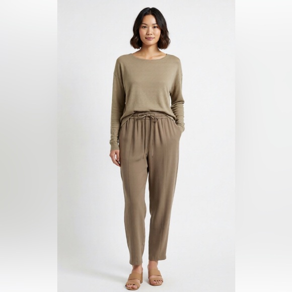 Eileen Fisher Pants - Eileen Fisher 100% Silk Ankle Pants NWT Small